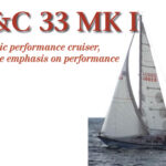 The squall has passed. The Wednesday night race start was delayed 30 minutes. Night Train, a 1975 C&C 33 MK I, owned by Dennis and Rose Kunc, is showing the C&C emphasis on “racer” in this racer/cruiser.