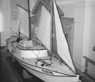Capt. John Voss’ famous dugout canoe, Tilikum, now more than 150 years old, is still in a fine state of preservation at the Maritime Museum of British Columbia in Victoria on Vancouver Island.