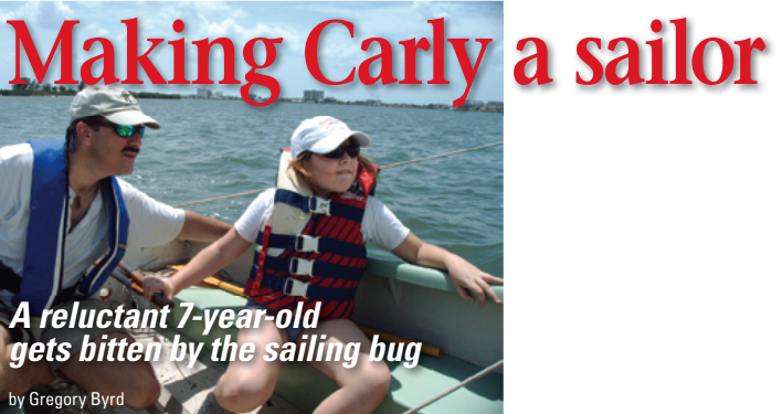 Carly and Greg on St. Joseph Sound, off Dunedin and Clearwater, Florida. This sound is protected by Caladesi Island on the north and Clearwater Beach to the south. The Intracoastal Waterway runs through this area.