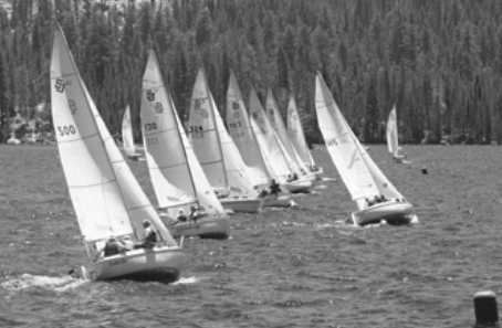 Picture of boats racing