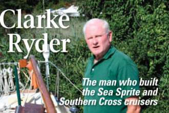 Clarke Ryder hired top-name naval architects to design his line of Sea Sprite and Southern Cross cruising sailboats. Good looks and quality construction explain their continuing popularity.