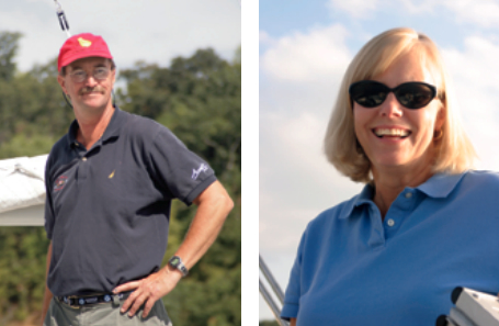 Jim and Linda Mumper have sailed together on three boats named Diamond in the Rough, starting with their “dating boat” in the mid-1970s.