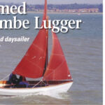 Owner Joan Swindells and Stewart Brown of Churchouse Boats, take Guillemot, a wooden Drascombe Lugger, for a spin in blustery conditions, facing page. Prior to her restoration, Guillemot, at right, shows the normal signs of neglect.