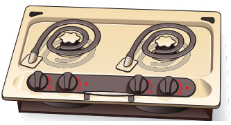 Electric countertop stoves provide dockside cooking for many small sailboats.