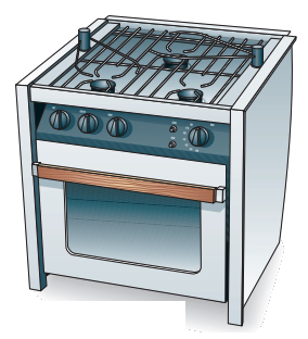 Three-burner propane stoves with ovens have been installed in most medium to large sailboats in recent years.