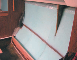 All panels were carefully fitted before Dale considered touching the contact cement can.