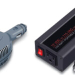 The simplest and most inexpensive inverters merely plug into a boat’s cigarette lighter outlet. These can supply up to about 150 watts of AC power to low-wattage devices and usually have a square-wave output.