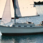 The Island Packet 27 is a handsome cutter. Its versatile rig and shoal draft make it an ideal cruiser for Florida and the Bahamas.