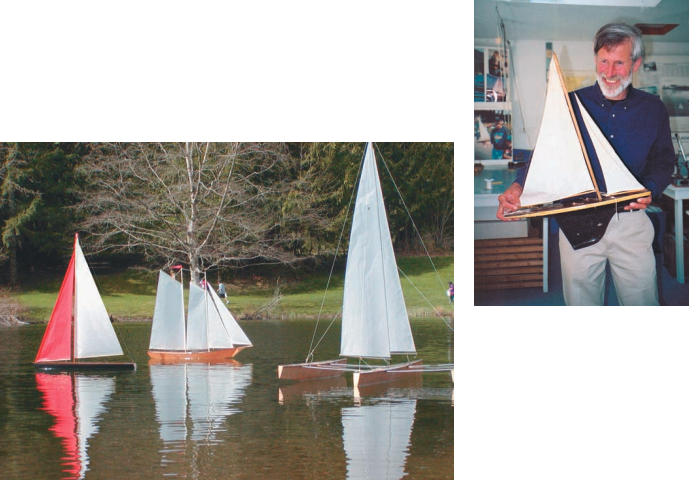 Will Lesh has made more than 55,000 model sailboats in the past 23 years. They’ve sold in 46 countries. The former commodore of Princeton University Yacht Club still has his very first model sailboat, shown above. Will was about 4 years old when he was given this 20-inch pond racer made by the Keystone Boat Company. It dates back to the 1920s.