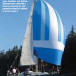 Kittiwake, a C&C 27, has been a one-family boat from her first days in 1976. Sailed all these years by Henry and Mary Anne Boudin and their sons, Jonathan and Joshua, Kittiwake has collected a lifetime of memories and patiently trained all aboard to be fine sailors.