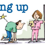 Illustration of someone going to the doctor