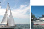 The author’s Hallberg-Rassy Monsun 31 (this page) and his new Nordic Tug (facing page).