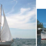 The author’s Hallberg-Rassy Monsun 31 (this page) and his new Nordic Tug (facing page).