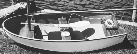 While working for Phil Rhodes, Charles Wittholz drew the lines of this 9-foot Dyer Dhow, one of the most popular sailing dinghies of all time.