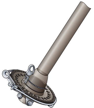 The continuous-line furling drum