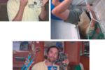 Pictures of finding random items on a new boat