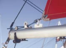 The mainsail outhaul.