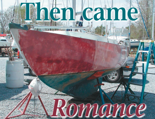 Sandy didn’t see the bottom of her Cape Dory Typhoon until she was well into her refit project and needed to haul the boat out of the water for fairing and painting. Luckily, the boat was in good shape below the waterline.
