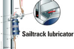 Diagram of a sailtrack lubricator