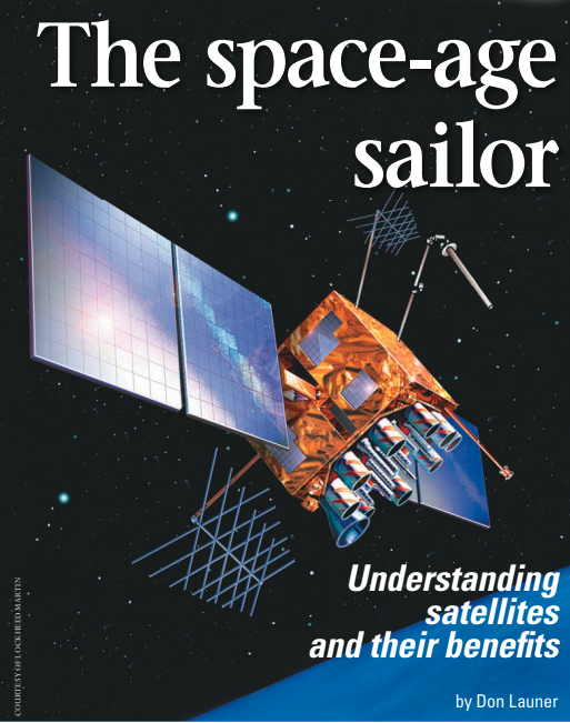 Illustration of a satellite in space