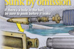 Illustration of a water leaking into a hull