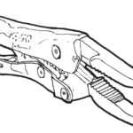 Picture of a completed thread grabber tool