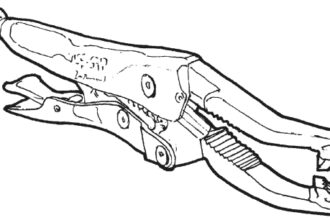 Picture of a completed thread grabber tool