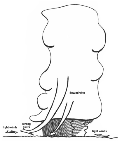 Illustration of a storm cloud