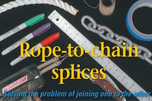 supplies for rope-to-chain splices