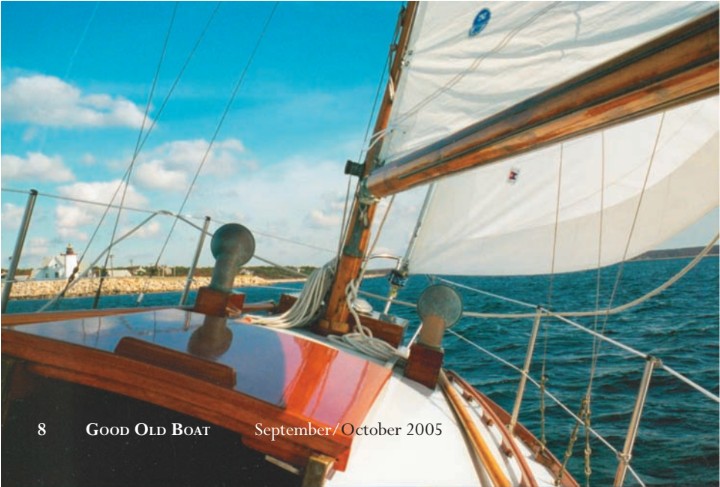 Trina, the wooden beauty who started it all, captures the wind.