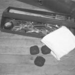 A small bag holding charcoal briquettes and placed in a tool box works wonders in the battle against moisture and the corrosion it creates.