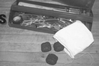 A small bag holding charcoal briquettes and placed in a tool box works wonders in the battle against moisture and the corrosion it creates.