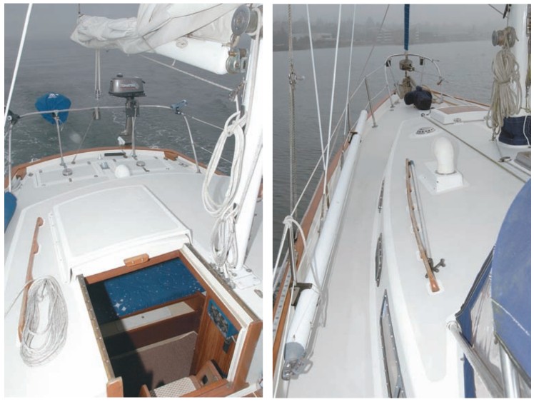 Exterior shots of Mike Curry’s boat.