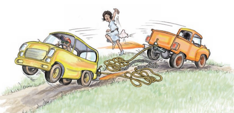 illustration of testing rope-to-chain splices