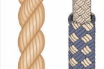 Three strand and double braid dockline