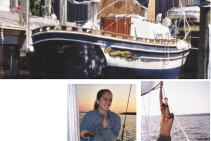 Pictures of a boat and her crew