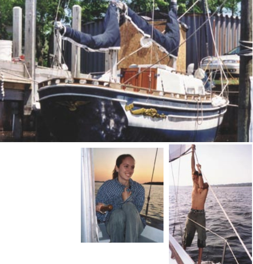 Pictures of a boat and her crew