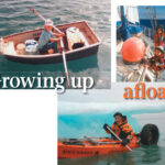 Chris Bray and his sister, Sarah, shown on facing page, formed strong sibling bonds while cruising with their parents. Ever the explorer, Chris has completed a two-person expedition across Canada’s Victoria Island unassisted.