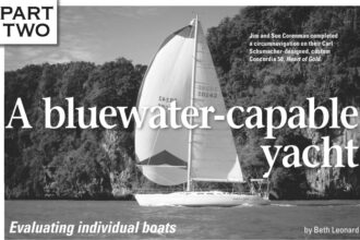 Jim and Sue Corenman completed a circumnavigation on their Carl Schumacher-designed, custom Concordia 50, Heart of Gold.