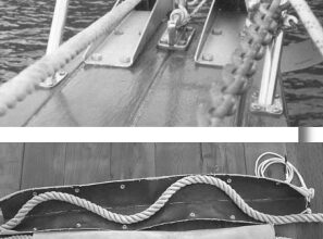 Got a friend in fire prevention? If so, your anchor-rode chafe worries are at an end. A typical used fire hose from city firefighters can create the best of anchor-rode chafe prevention. A smaller hose of the type used by wildland firefighters works very well for docklines.