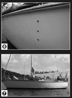 Friends say Eurisko looks more salty these days with the bolts showing on the exterior of her hull (6 and 7), but the important thing is the peace of mind that comes from finishing a nagging maintenance problem. Now the McBride family can delight in the occasional over-canvassed romp up a channel.