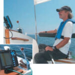 Having the engine controls on the coachroof makes for safer passage in tight or difficult quarters.