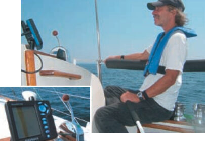 Having the engine controls on the coachroof makes for safer passage in tight or difficult quarters.