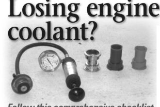 A basic pressure tester with adapters