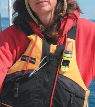 Picture of a woman sailing