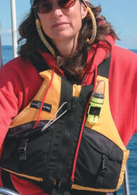 Picture of a woman sailing