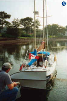 Carrying a dinghy step 3