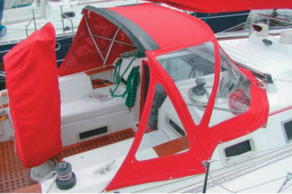 You don't have to be a seamstress to replace a dodger's window plastic. With a little work, the typical sailor can add years of life to a boat's dodger and improve the looks of the boat as part of the bargain