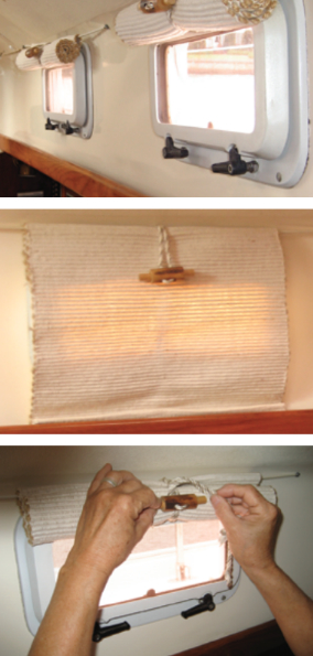 If you grow tired of the same old décor, use placemats of a different color tomorrow. No problem. There’s no sewing. Not a stitch.