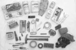 Bill Sandifer’s collection of emergency spares. Know what you’ve got and where it’s stashed.